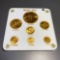 Mexican Gold Pesos FULL SET GEM BU