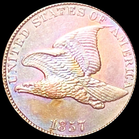 1857 Flying Eagle Cent UNCIRCULATED