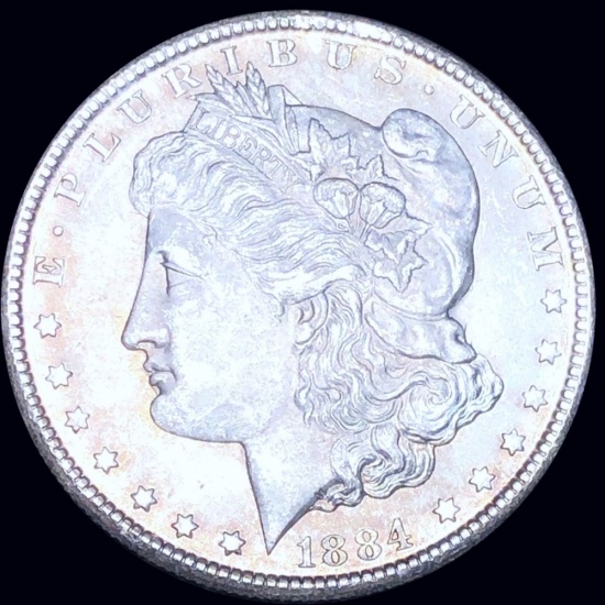 1884-CC Morgan Silver Dollar CLOSELY UNCIRCULATED