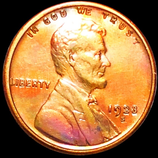 1923-S Lincoln Wheat Penny NEARLY UNCIRCULATED