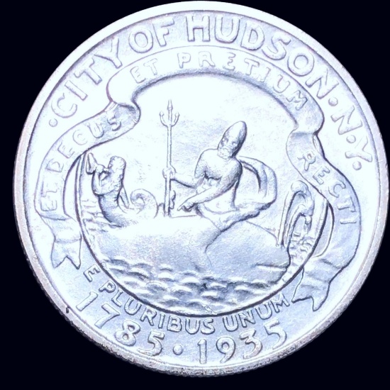 1935 Hudson Bay Half Dollar ABOUT UNCIRCULATED