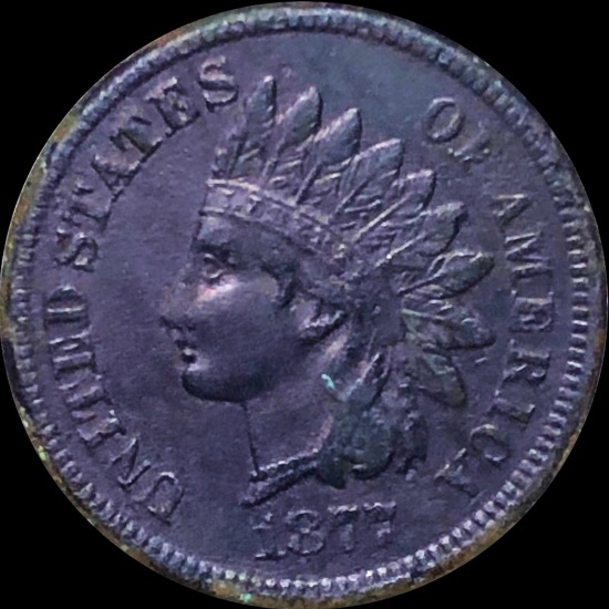 1877 Indian Head Penny XF/AU