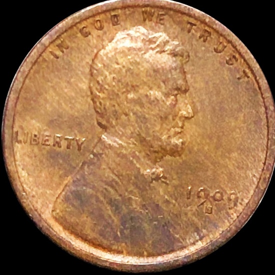 1909-S Lincoln Wheat Penny LIGHTLY CIRCULATED