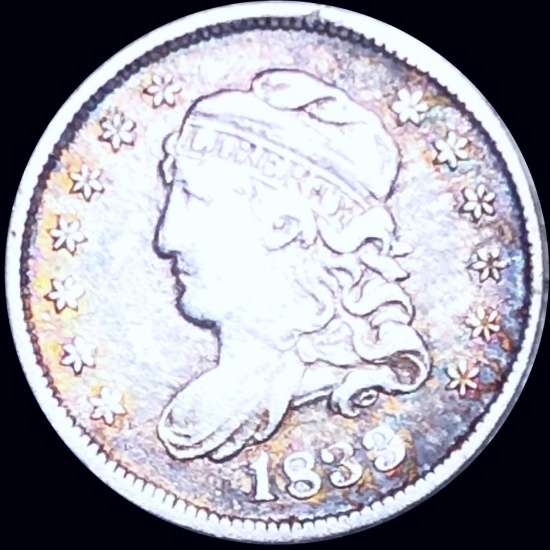 1833 Capped Bust Half Dime LIGHTLY CIRCULATED