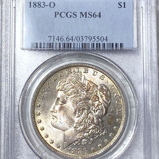 1883-O Morgan Silver Dollar PCGS - MS64