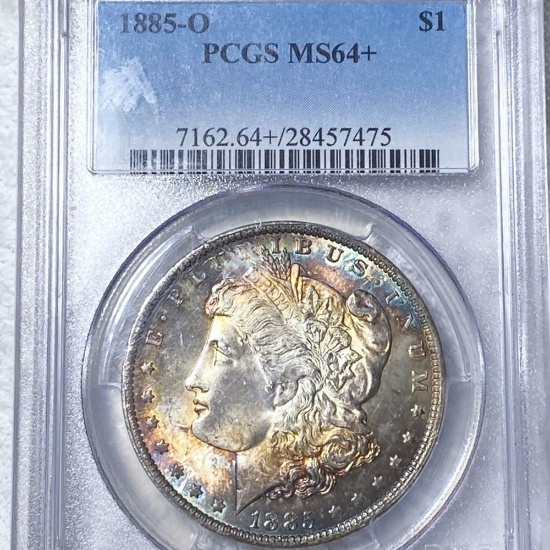 1885-O Morgan Silver Dollar PCGS - MS64+