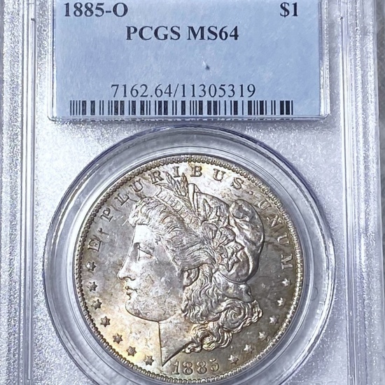 1885-O Morgan Silver Dollar PCGS - MS64