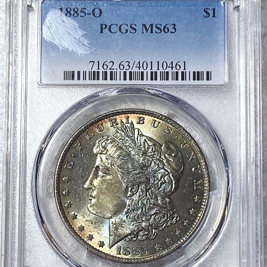 1885-O Morgan Silver Dollar PCGS - MS63