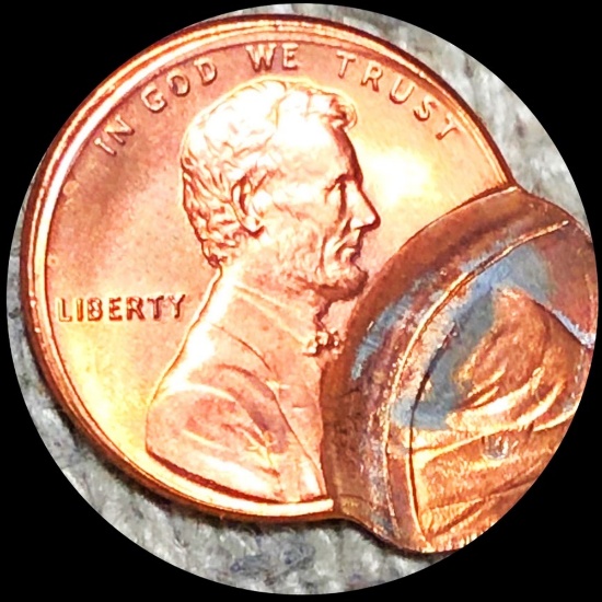19?? Lincoln Memorial Cent 20% OFF-CENTER ERROR