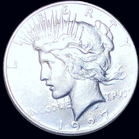 1927-S Silver Peace Dollar LIGHTLY CIRCULATED