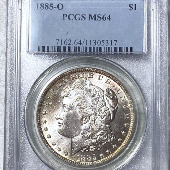 1885-O Morgan Silver Dollar PCGS - MS64