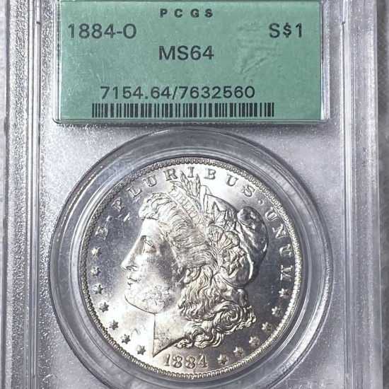 1884-O Morgan Silver Dollar PCGS - MS64