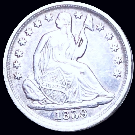1839-O Seated Half Dime CLOSELY UNCIRCULATED