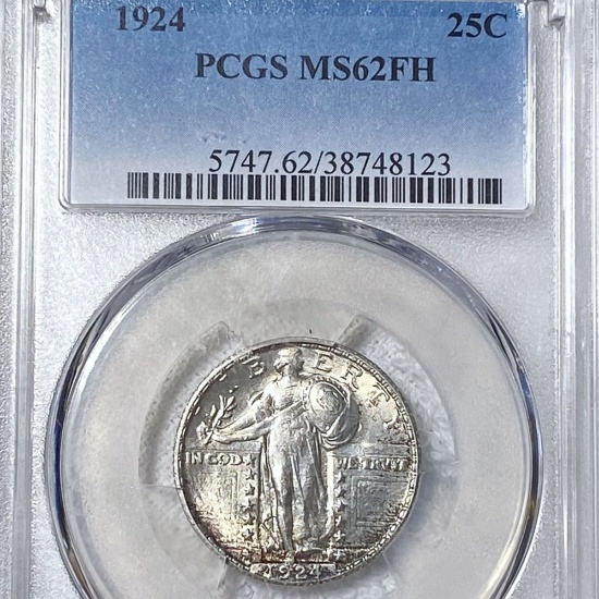 1924 Standing Liberty Quarter PCGS - MS 62 FH