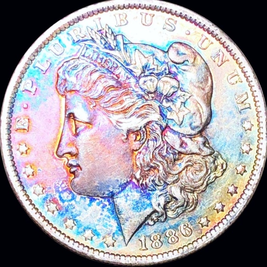 1886-O Morgan Silver Dollar CLOSELY UNCIRCULATED