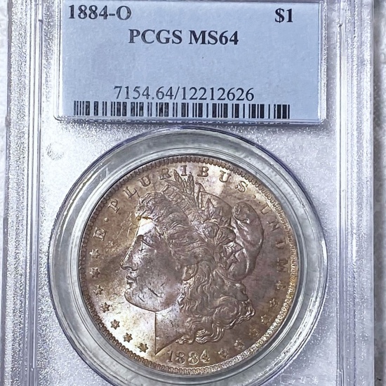 1884-O Morgan Silver Dollar PCGS - MS64