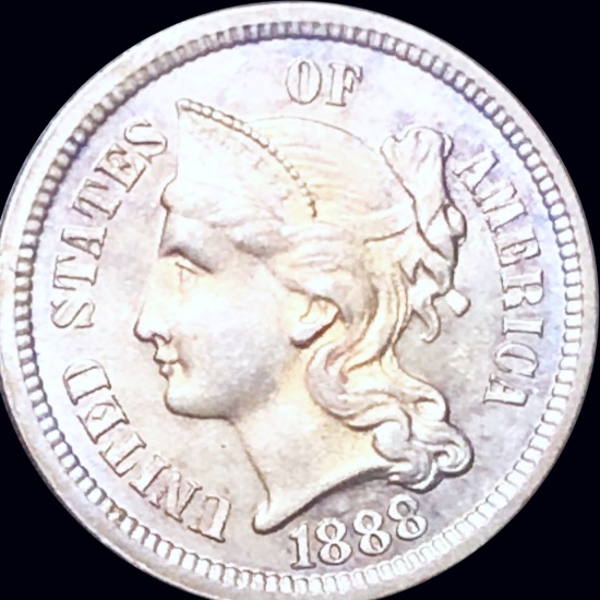 1888 Three Cent Nickel UNCIRCULATED