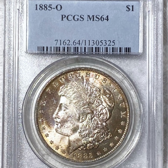 1885-O Morgan Silver Dollar PCGS - MS64