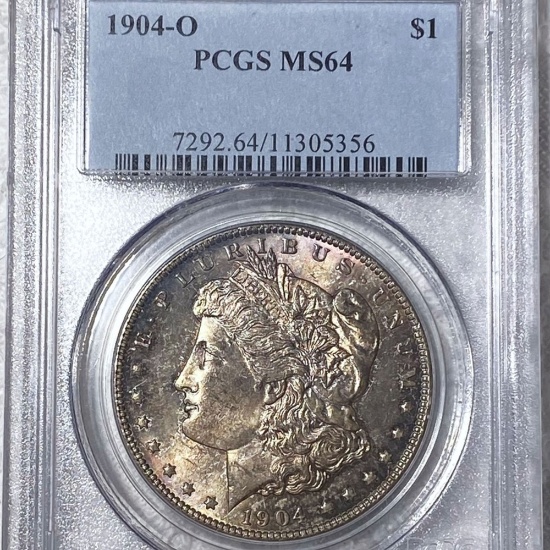 1904-O Morgan Silver Dollar PCGS - MS64