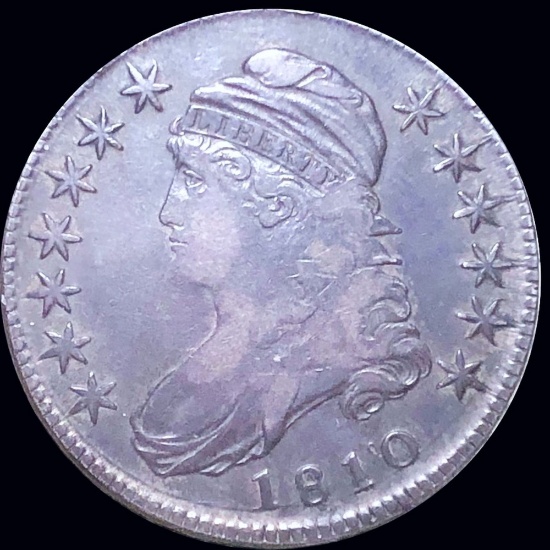 1810 Capped Bust Half Dollar LIGHTLY CIRCULATED