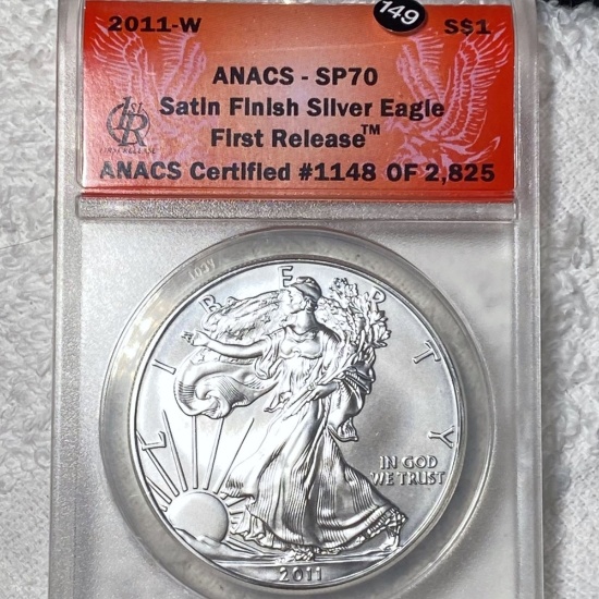2011-W Silver Eagle ANACS - SP70