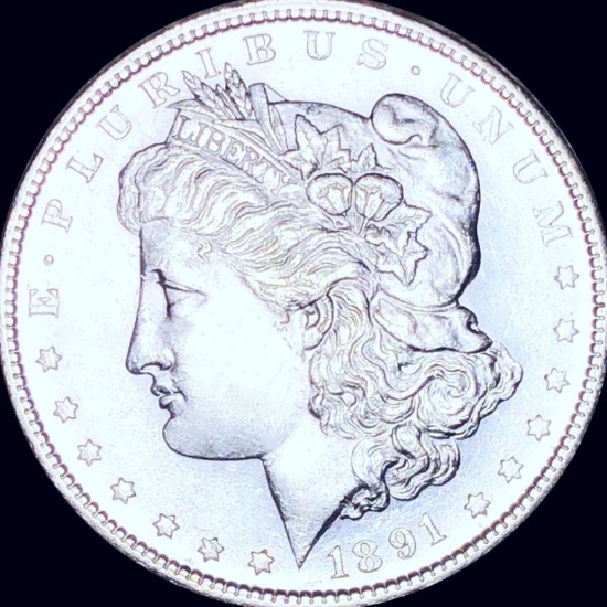 1891-S Morgan Silver Dollar UNCIRCULATED