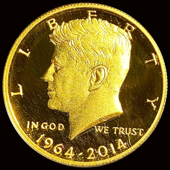 2014 Kennedy Gold Half Dollar GEM PROOF