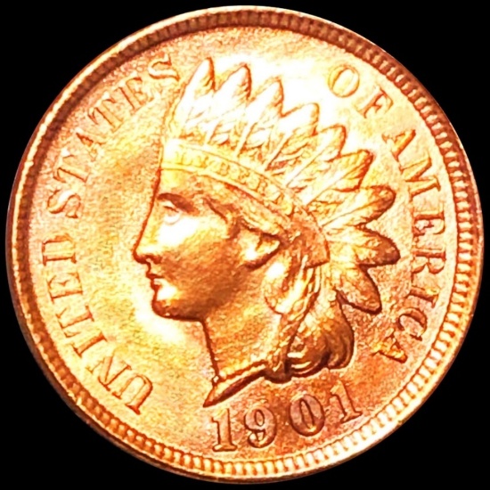 1901 Indian Head Penny CLOSELY UNCIRCULATED