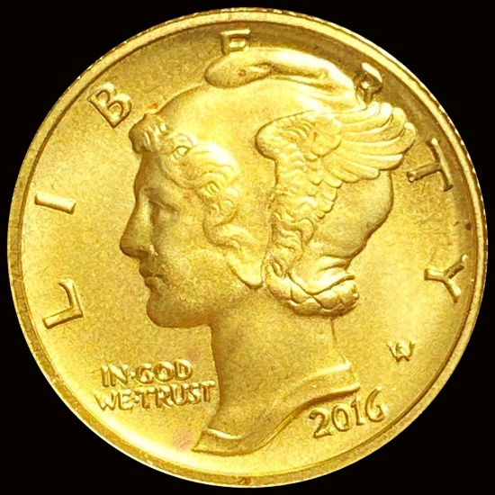 2016-W Gold Mercury Dime UNCIRCULATED