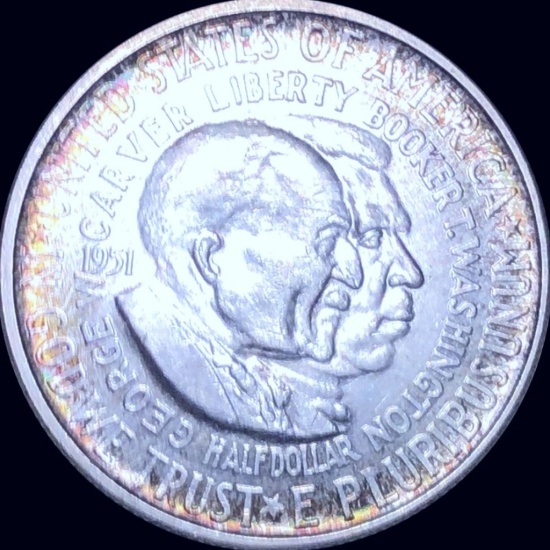 1951 Washington/Carver Half Dollar UNCIRCULATED