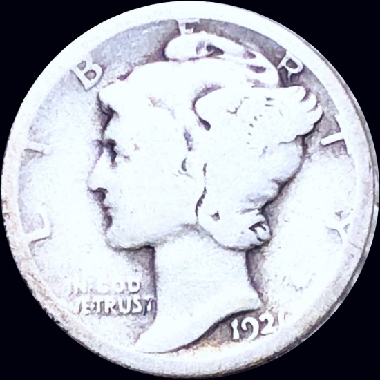 1921 Mercury Silver Dime NICELY CIRCULATED