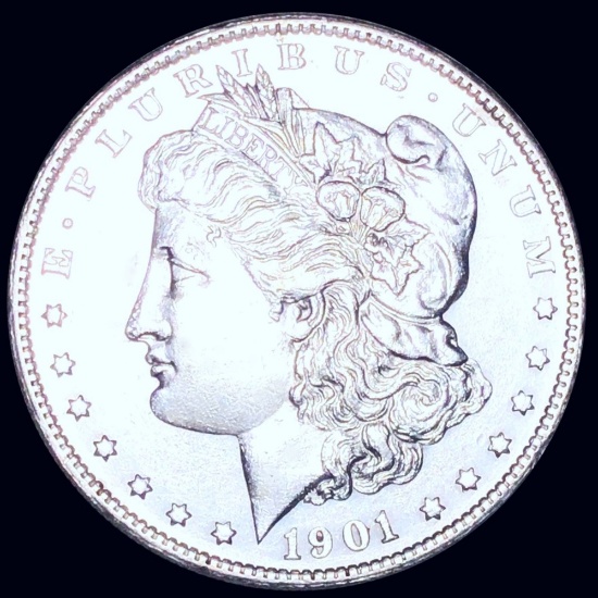 1901-S Morgan Silver Dollar CLOSELY UNCIRCULATED