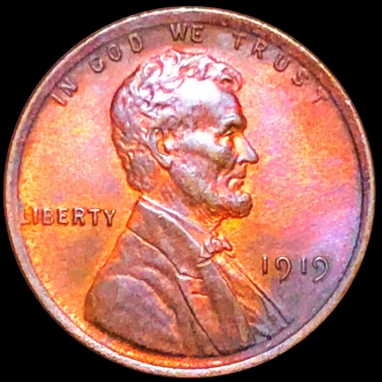 1919 Lincoln Wheat Penny CLOSELY UNCIRCULATED