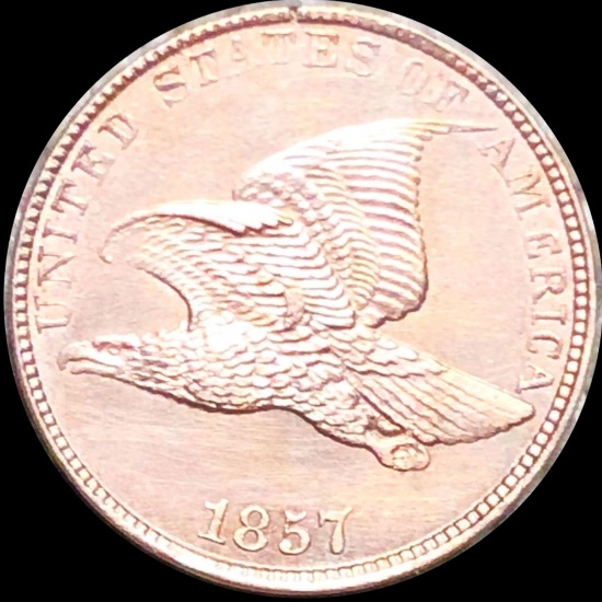 1857 Flying Eagle Cent UNCIRCULATED