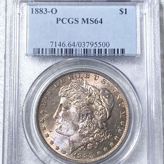 1883-O Morgan Silver Dollar PCGS - MS64
