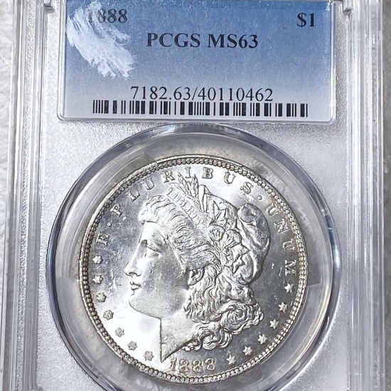 1888 Morgan Silver Dollar PCGS - MS63