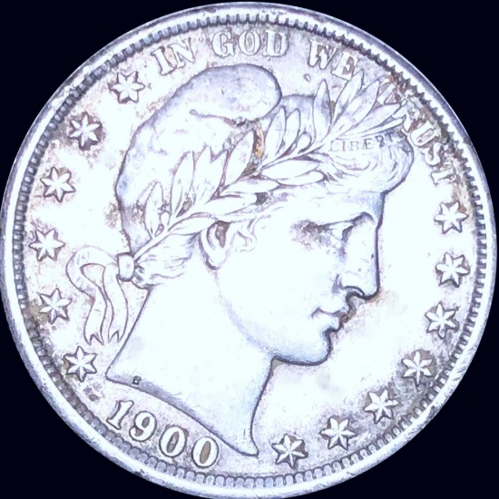 1900 Barber Half Dollar NEARLY UNCIRCULATED
