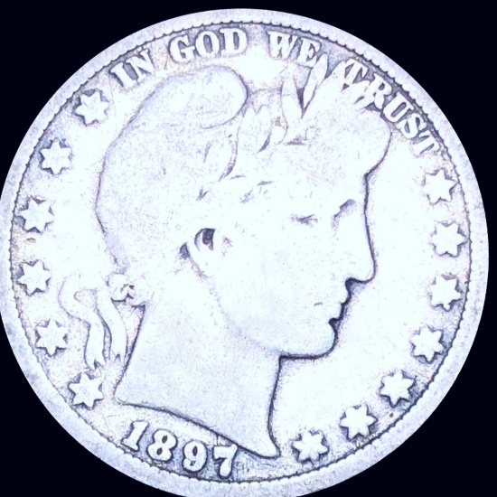 1897-O Barber Half Dollar NICELY CIRCULATED