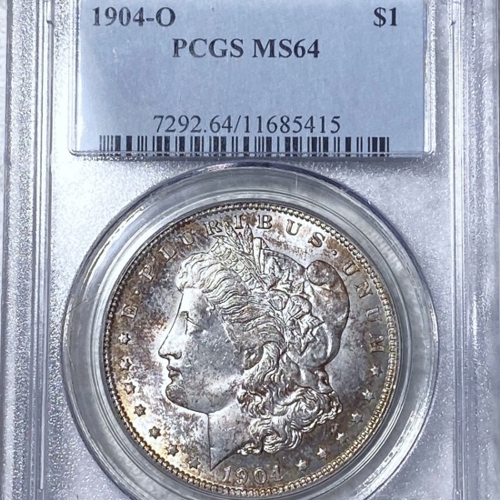 1904-O Morgan Silver Dollar PCGS - MS64