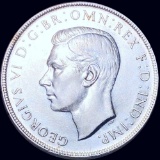 1937 British Silver Crown CLOSELY UNCIRCULATED