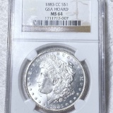 1883-CC Morgan Silver Dollar NGC - MS64 GSA HOARD