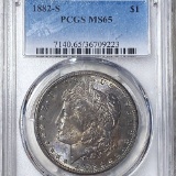 1882-S Morgan Silver Dollar PCGS - MS65