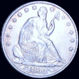 1855-O Seated Half Dollar CLOSELY UNCIRCULATED