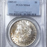 1885-O Morgan Silver Dollar PCGS - MS64