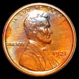 1921-S Lincoln Wheat Penny CLOSELY UNC