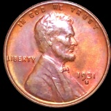 1931-S Lincoln Wheat Penny CLOSELY UNCIRCULATED