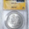 1885-CC Morgan Silver Dollar ANACS - MS63