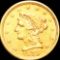 1853 $2.50 Gold Quarter Eagle CLOSELY UNC