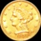 1853 $2.50 Gold Quarter Eagle NEARLY UNC