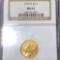1925-D $2.50 Gold Quarter Eagle NGC - MS62